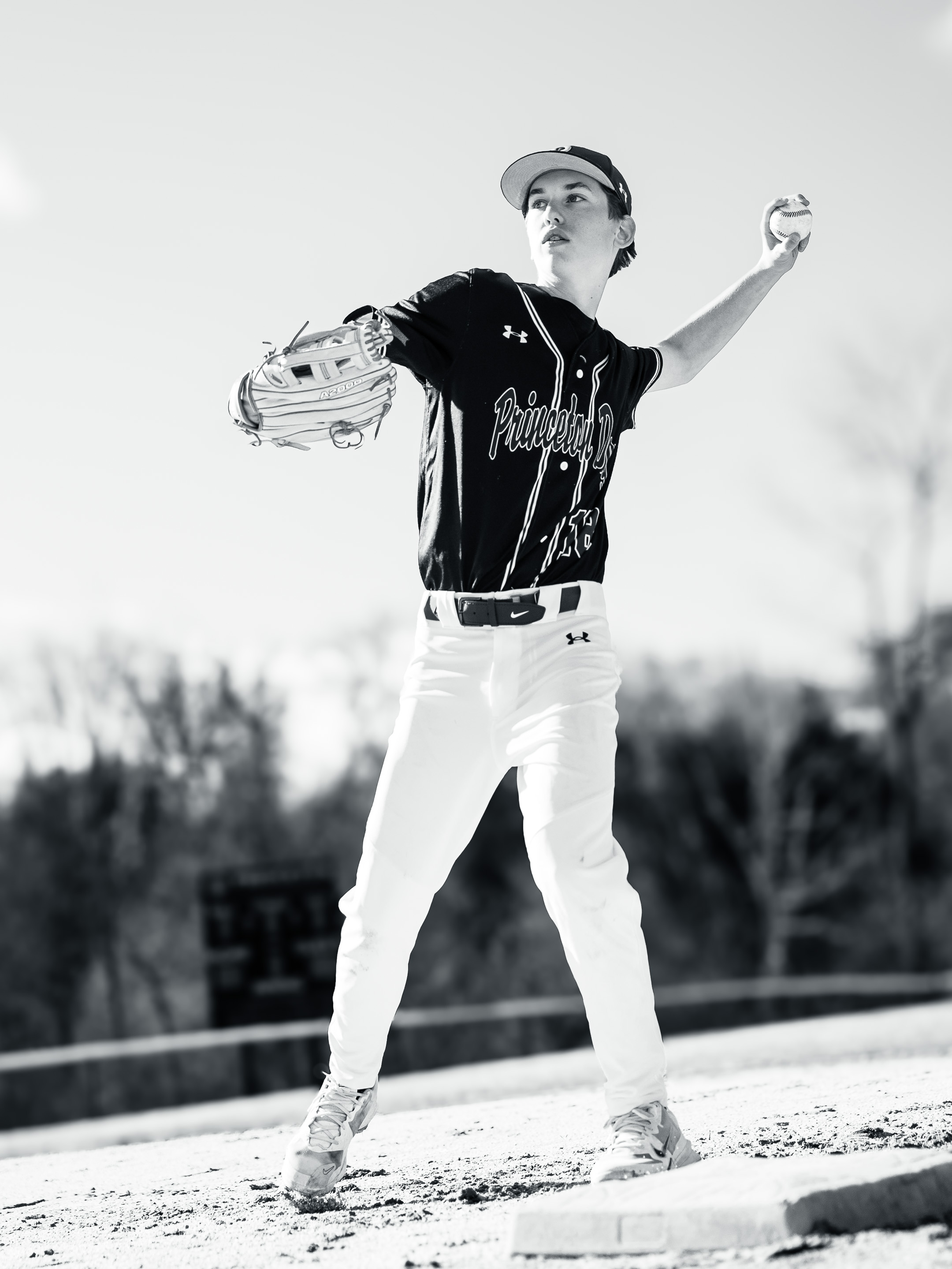 Baseball action
